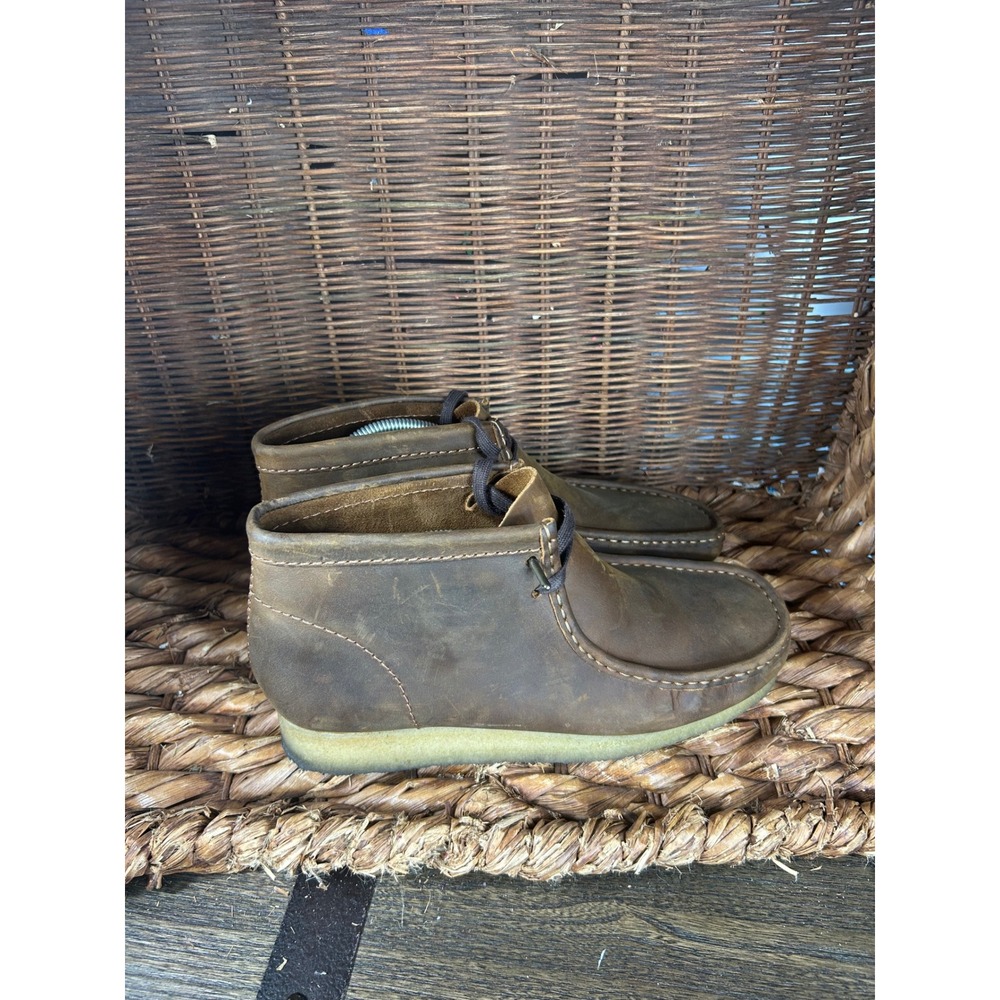 Clarks Originals Wallabee Boots Beeswax‎ Leather Brown Mens 11 261555137100